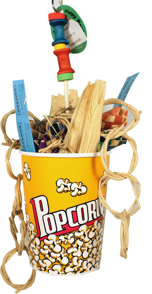 a&e Movie Theater Popcorn Cup Bird Toy