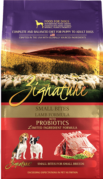 Zignature GF Lamb Small Bites Dry Dog Food