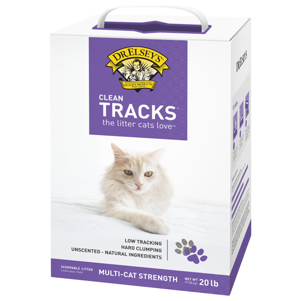 Dr. Elsey's Clean Tracks Multi-Cat Unscented Clumping Clay Cat Litter