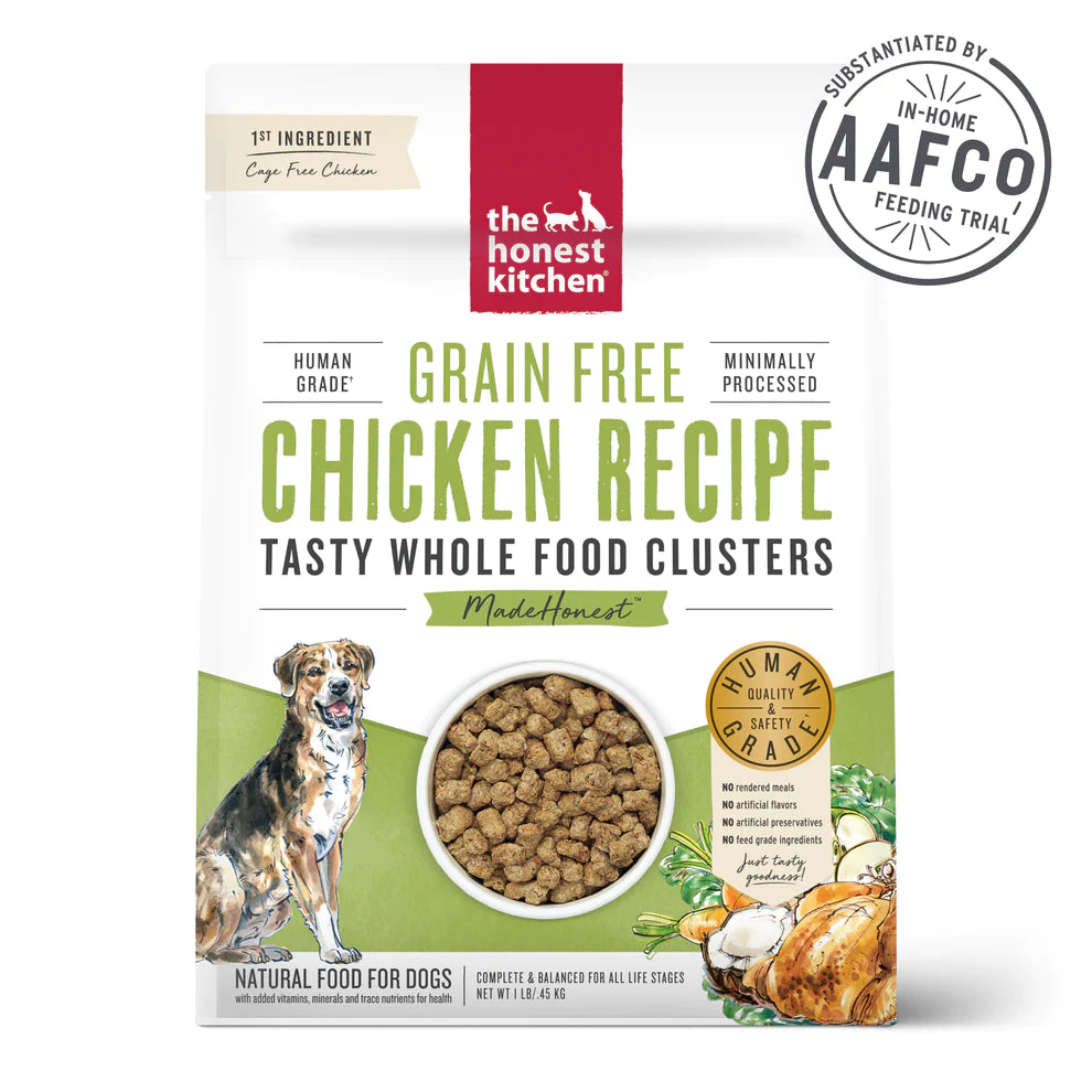 The Honest Kitchen Grain-Free Chicken Whole Food Clusters Dry Dog Food