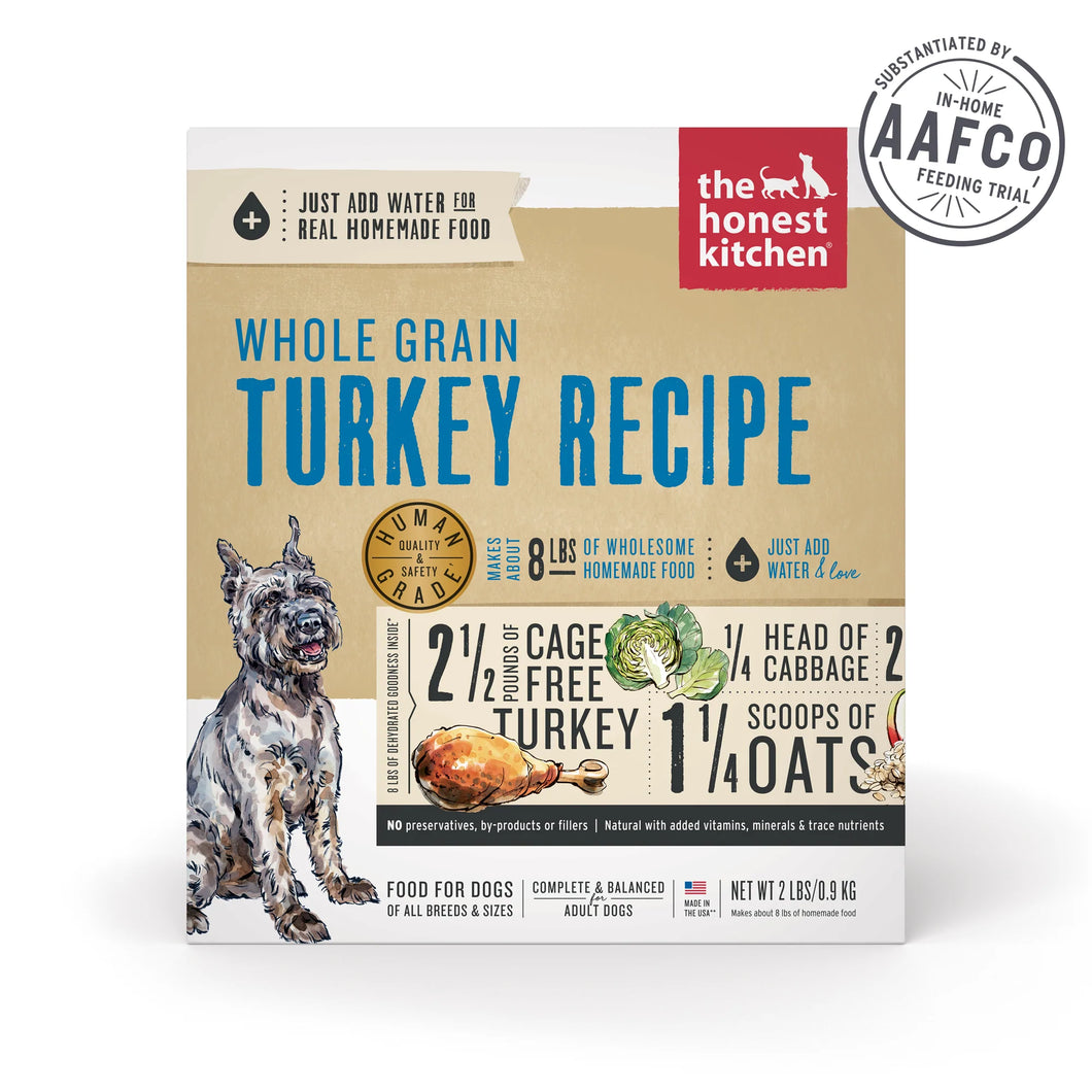 The Honest Kitchen Whole Grain Turkey Recipe Dehydrated Dog Food
