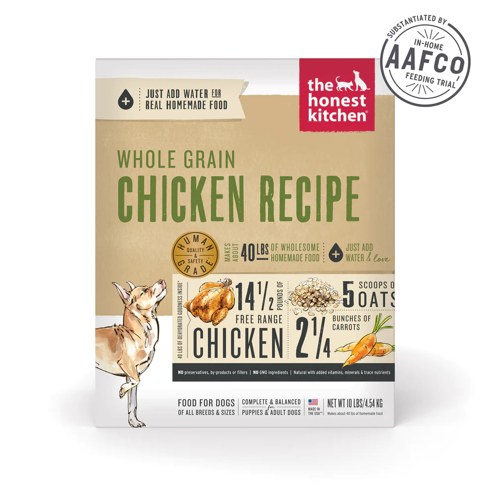 The Honest Kitchen Whole Grain Chicken Recipe Dehydrated Dog Food