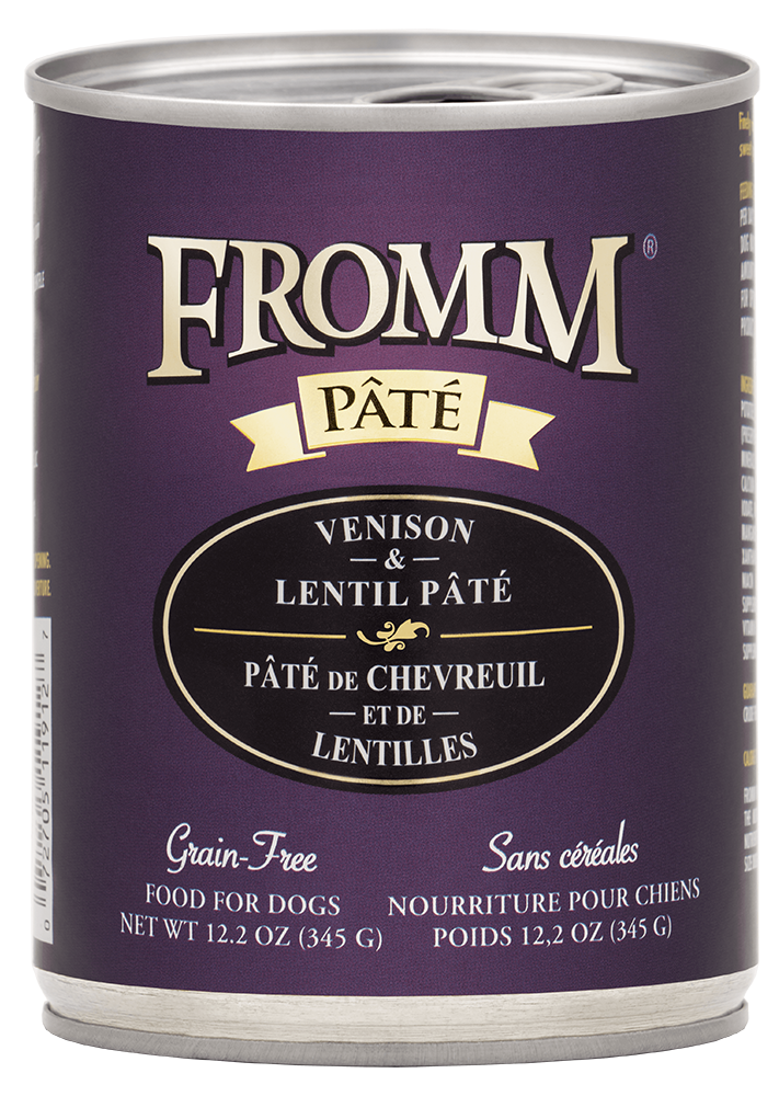 Fromm Venison & Lentil Pate Wet Dog Food