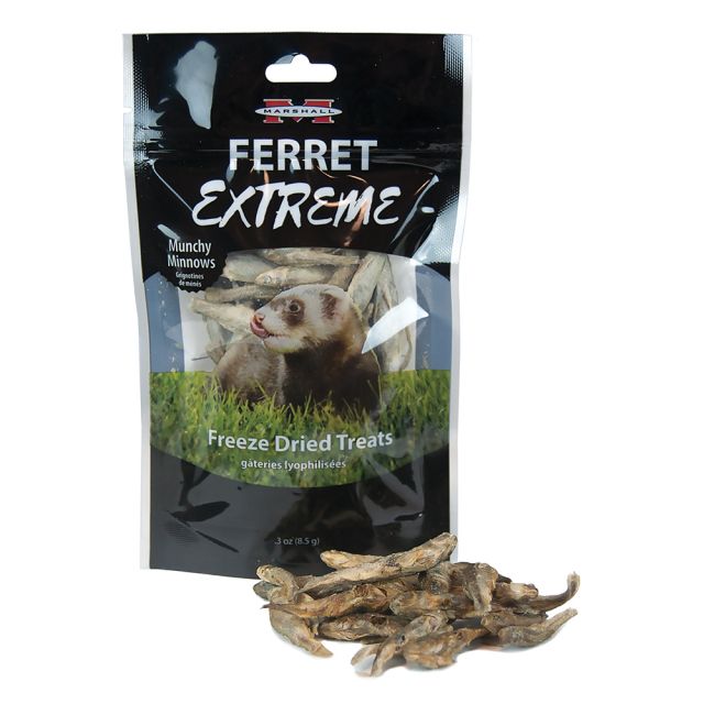 Marshall Freeze Dried Minnow Treats For Ferrets