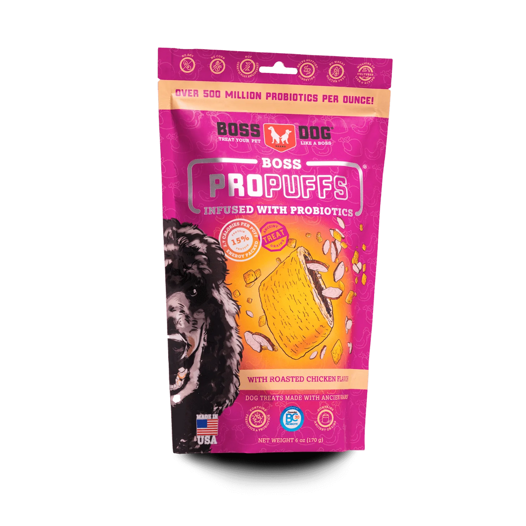 Boss Dog ProPuffs Infused with Probiotics with Real Roasted Chicken Flavor