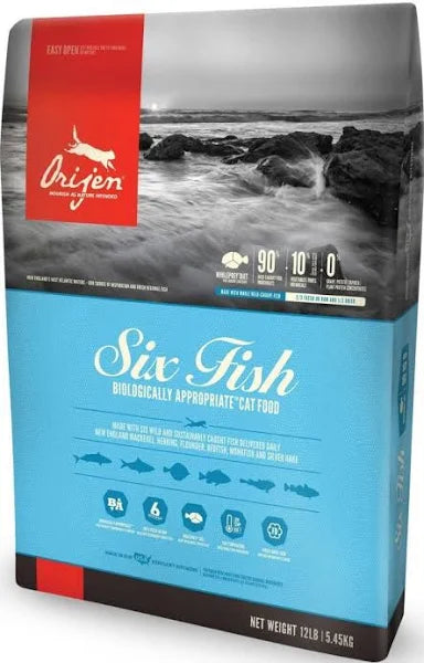 Orijen Six Fish Grain Free Dry Cat Food