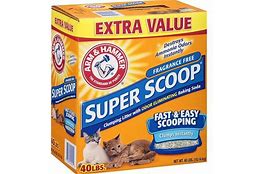 Arm & Hammer Super Scoop Unscented Clumping Litter