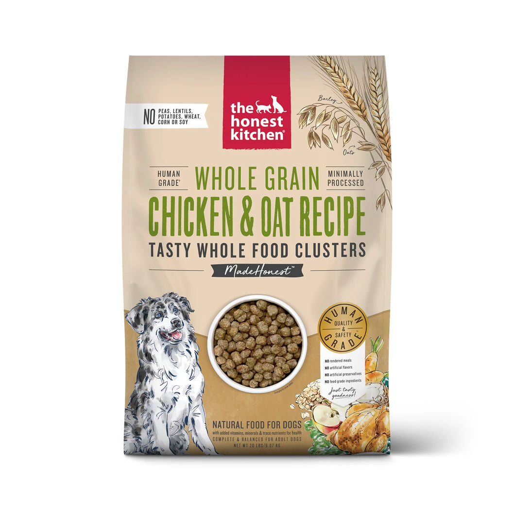The Honest Kitchen Food Clusters Whole Grain Chicken & Oat Recipe Dog Food
