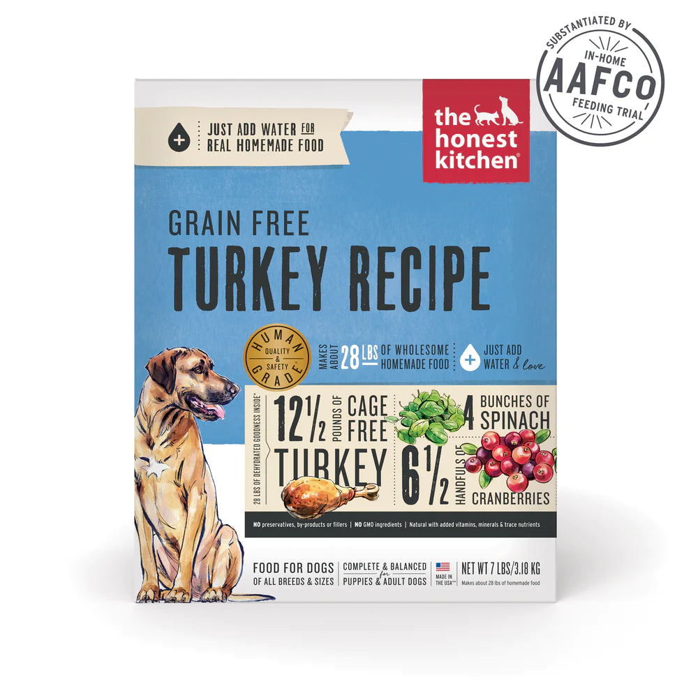 The Honest Kitchen Turkey Recipe Grain-Free Dehydrated Dog Food